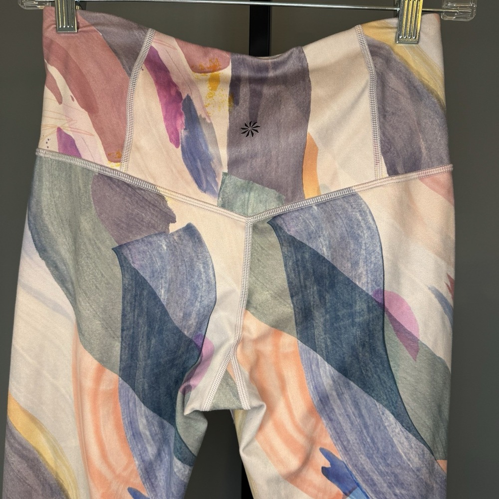 Athleta Elation 7/8 Tight Women's Size S Vibrance Orchid Pink Leggings High Rise - Picture 6 of 10